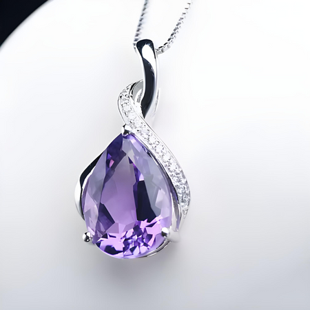 Collier Gemme Violette